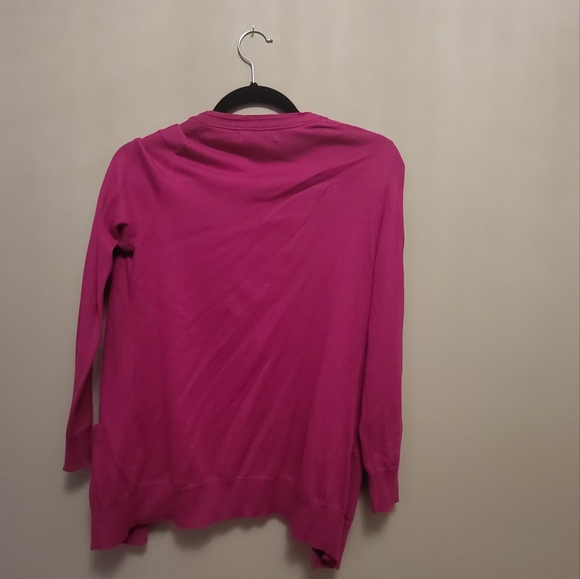 Classic magenta cardigan - Picture 2 of 2